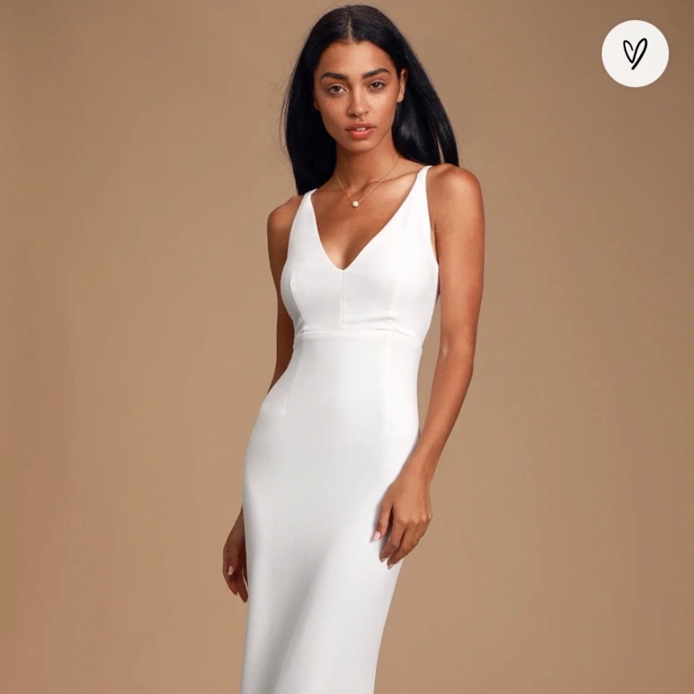 BRAND NEW Lulu Melora White Sleeveless Dress. Size small.